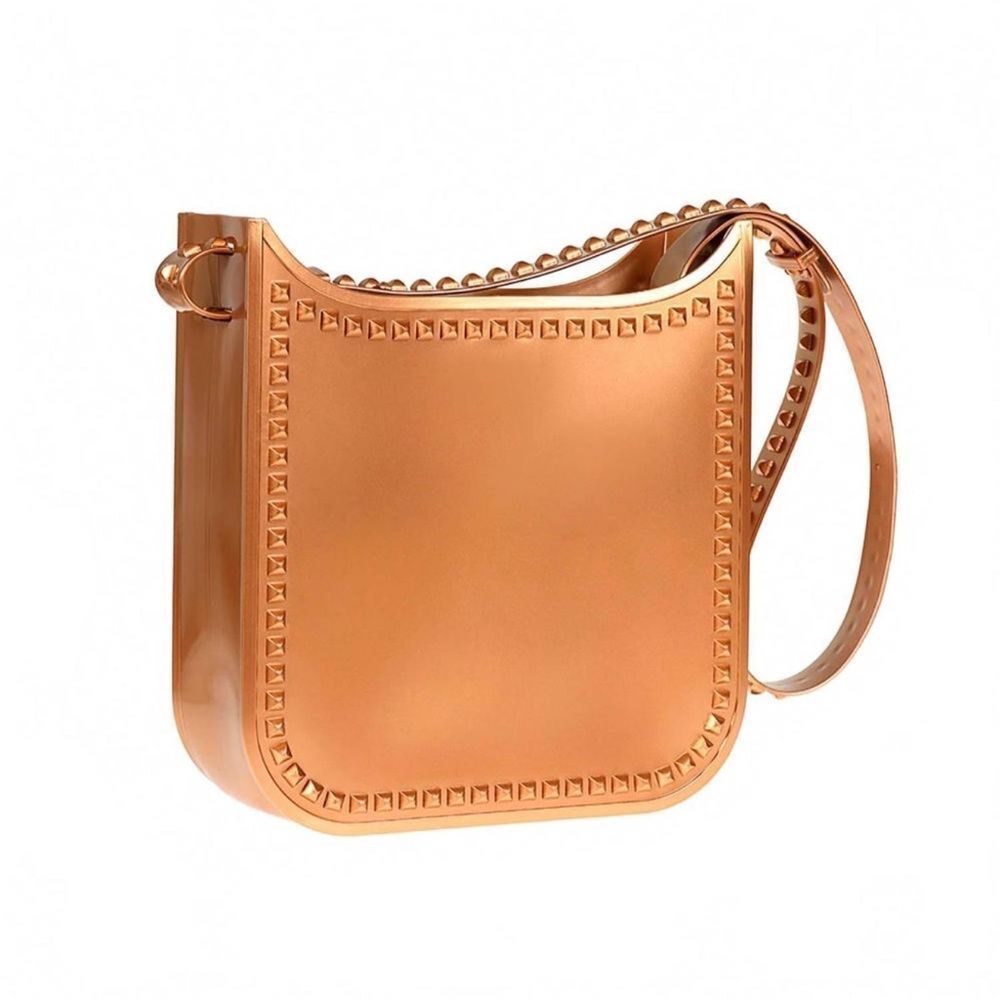 NWT Carmen Sol Fico Rose Gold Large Crossbody
